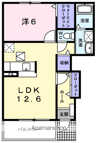 プライム Aの間取り写真