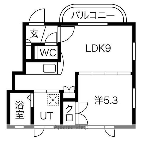 プリンス303の間取り写真