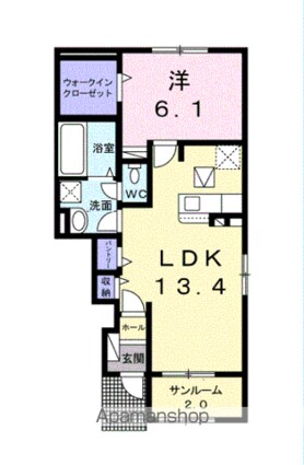 Ｒｉｓｅ　Ⅰ[1LDK/50.49m2]の間取図