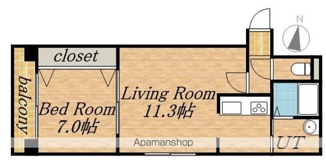 デュ アンジュ北円山の間取り写真