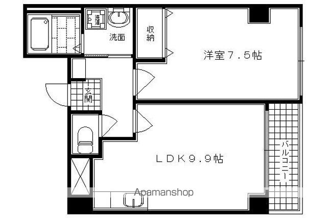 阪急電鉄京都線 大宮駅 徒歩8分 3階建 築19年の間取り写真