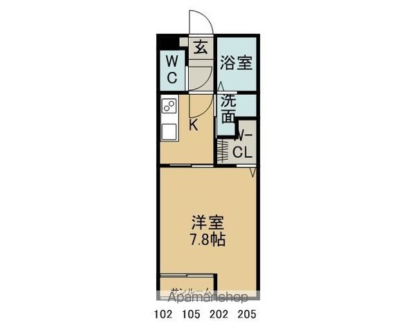 三岐鉄道北勢線 阿下喜駅 徒歩11分 2階建 築3年の間取り写真