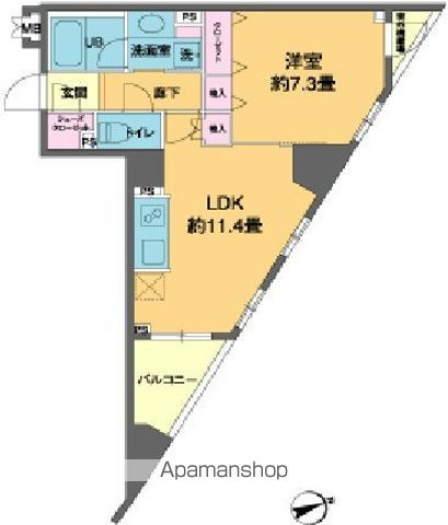 【豊島区西池袋のマンションの間取り】