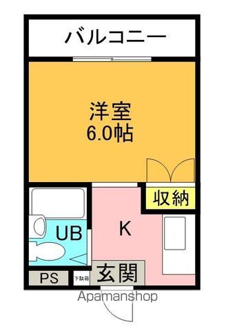 クイーンズピア枚方の間取り写真