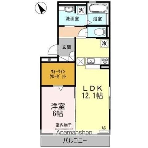 ハイツ岡崎柱 北棟の間取り写真