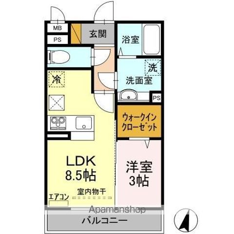 BRIGHT ONEの間取り写真