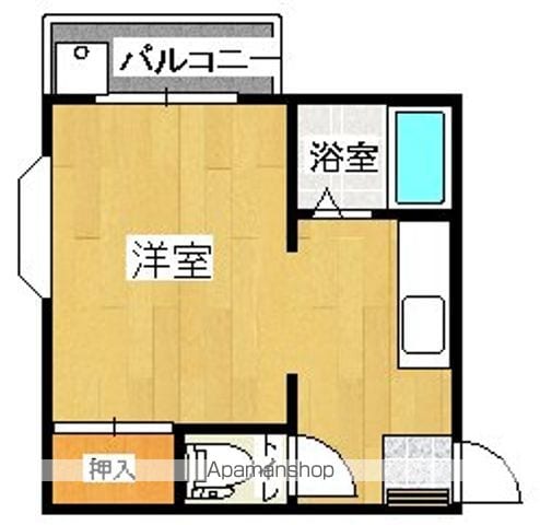 エルモス百道の間取り写真