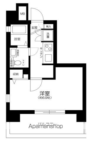 ステージグランデ三軒茶屋アジールコートの間取り写真
