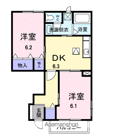 【シュネーフェストⅡの間取り】