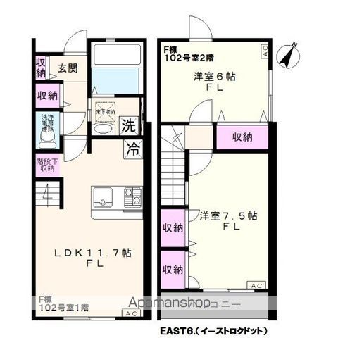ＥＡＳＴ６．Ｆ棟のイメージ