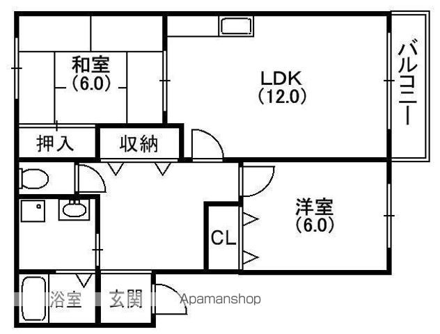 ハイツ英の間取り写真