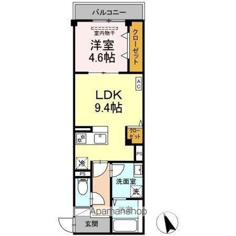 SKYE RESIDENCE塚越の間取り写真