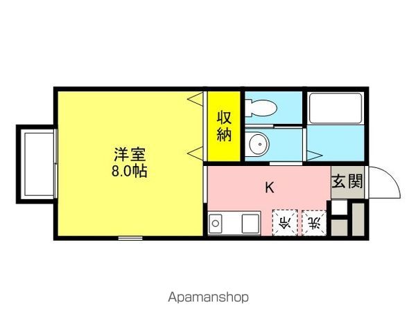 東武鉄道野田線 北大宮駅 徒歩10分 2階建 築23年の間取り写真