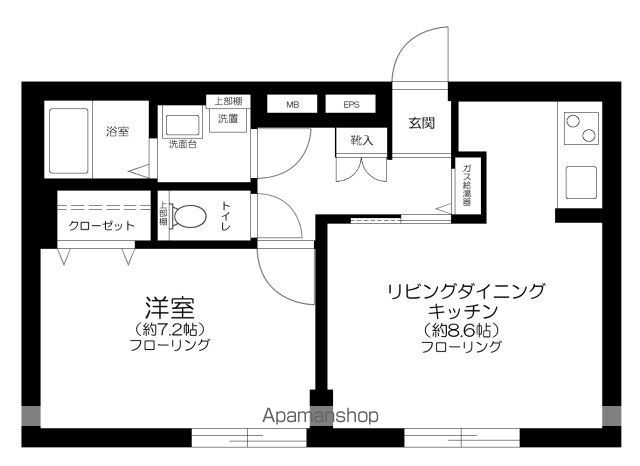 TOGGLE護国寺の間取り写真