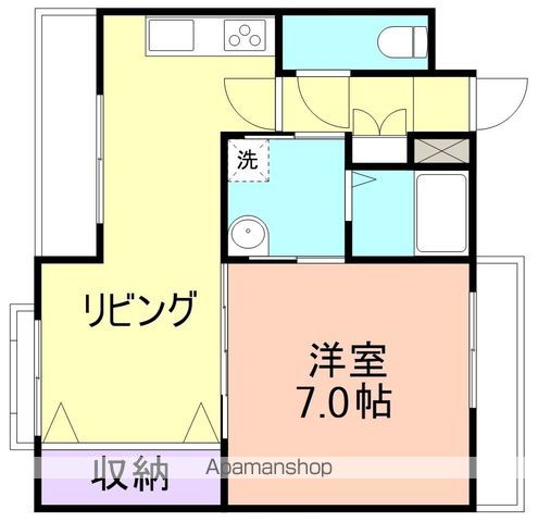 【和歌山市加納のマンションの間取り】