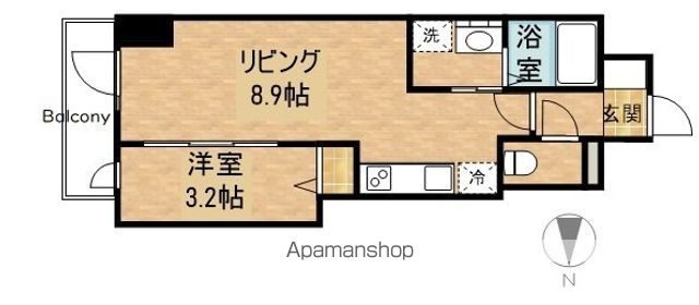 PARK GRANDE 蕃山の間取り写真