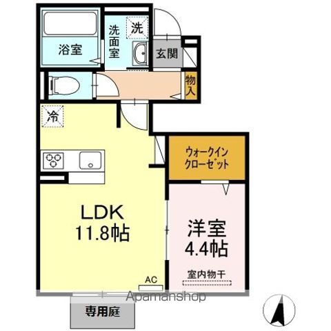 DーROOMビューコートの間取り写真