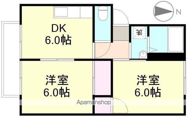 プレジール富井 A棟の間取り写真