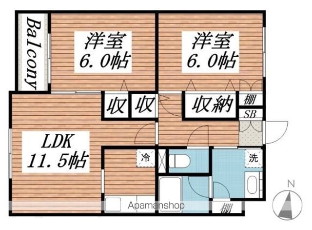 デベックス217の間取り写真