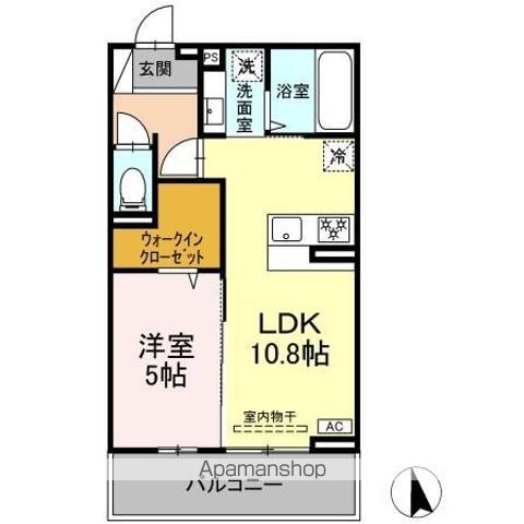 【仮）ＤーＲＯＯＭ若松町の間取り】