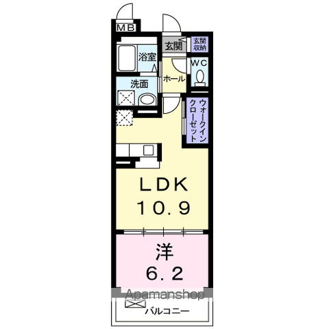 メゾン　ビオラティ 202 ｜ 千葉県柏市西町10-20（賃貸マンション1LDK・2階・42.38㎡） その2