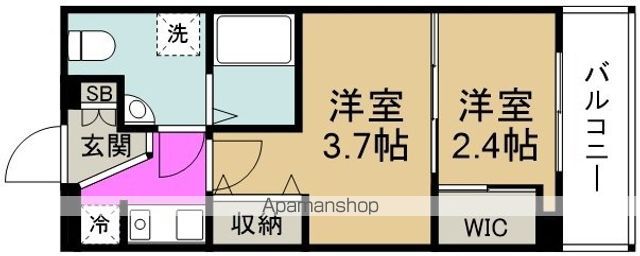 SERENITE中津の間取り写真