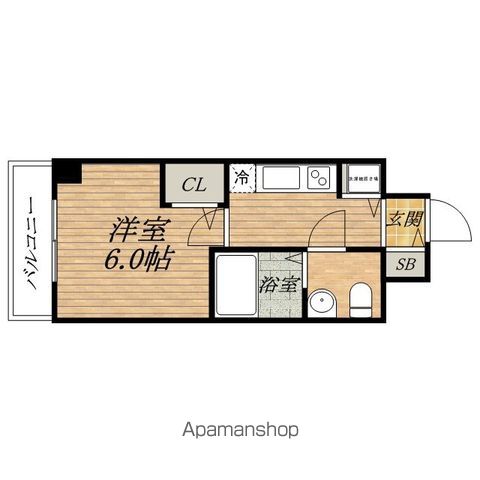 S−RESIDENCE北浜の間取り写真