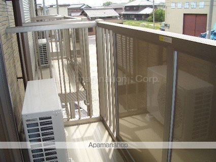 シャルマン愛知川[1K/30.94m2]のバルコニー