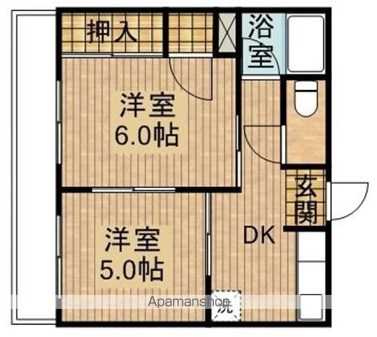 シティハイムバランタインの間取り写真