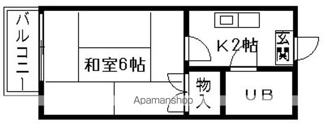 コーポ杉江の間取り写真
