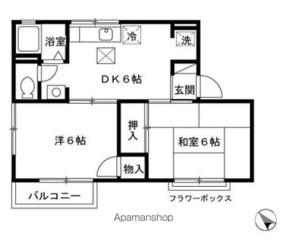 【セジュールスズキの間取り】