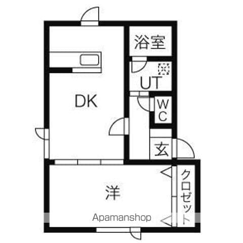 ランドマーク平岸 Aの間取り写真