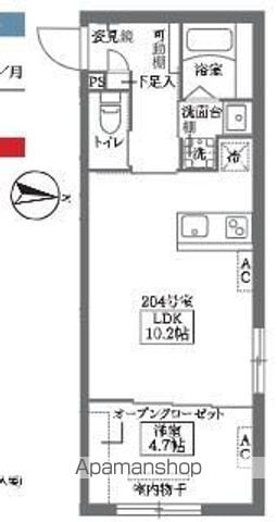 COCOCUBE鵜の木の間取り写真