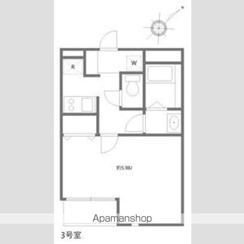 モダンアパートメント武蔵小山の間取り写真