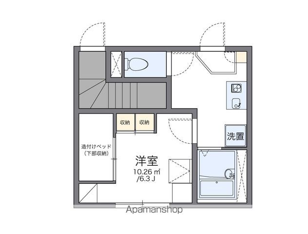 レオパレスブランポルトの間取り写真