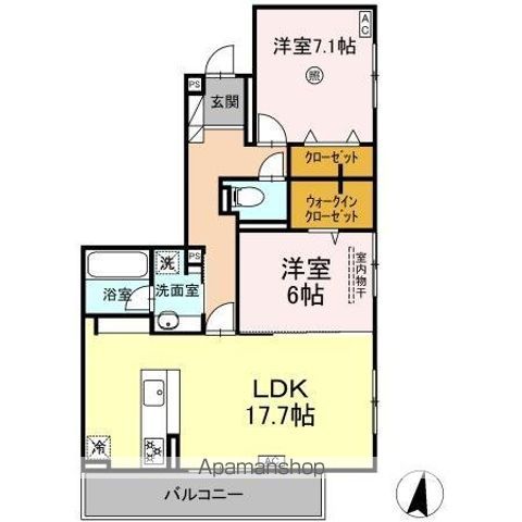 SINFARIA六本松の間取り写真