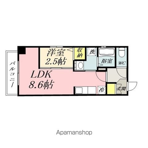 月光 千日前の間取り写真