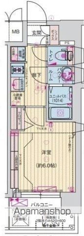 PRESSANCE東小橋HEREDITAの間取り写真