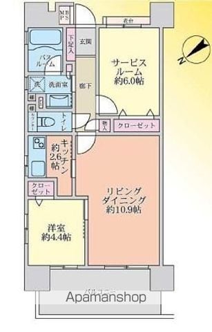 クリオ千駄木動坂の間取り写真