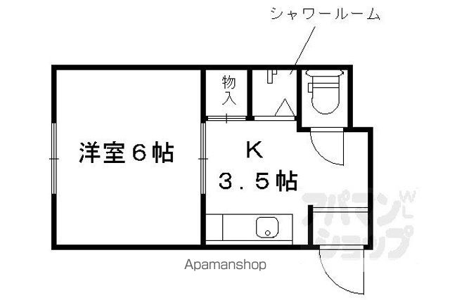 高瀬川マンションの間取り写真