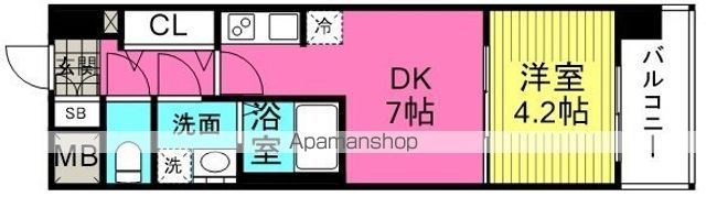 レオンコンフォート梅田北の間取り写真