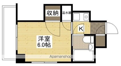広島県広島市南区大州１丁目[1K/21m2]の間取図