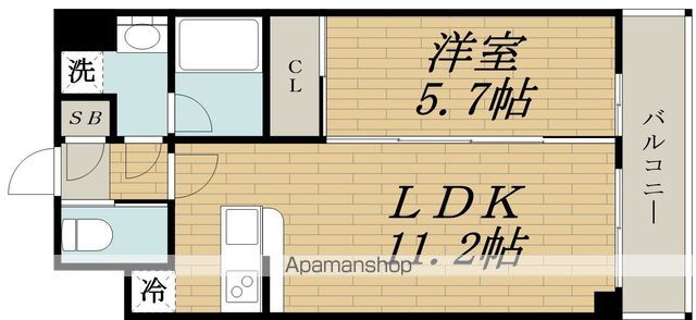 グランカーサ新大阪SOUTHの間取り写真