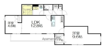 （仮称）阿佐谷北４丁目メゾン[2LDK/63.56m2]の間取図
