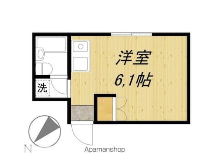コープクリニカ[1R/20m2]の間取図