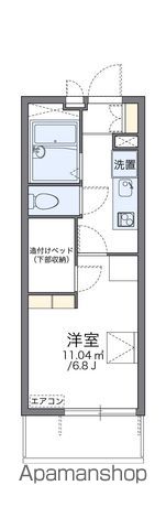 レオパレスグリーンローズの間取り写真
