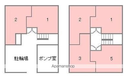 高岡ビル[1R/15.08m2]の配置図
