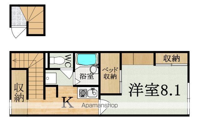 レオパレス山の辺の間取り写真