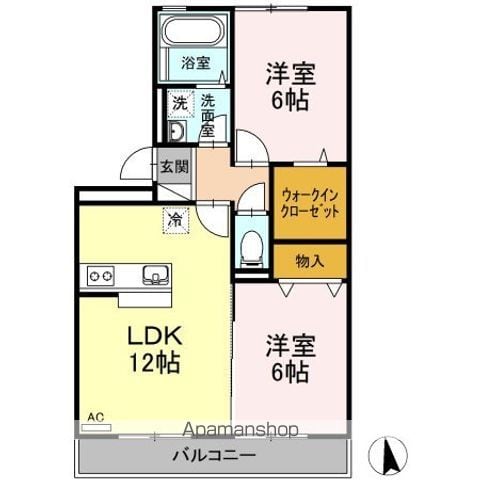 ジュネス針田 B棟の間取り写真