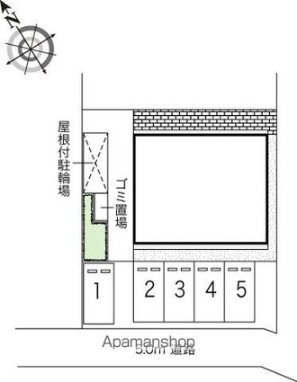 レオネクスト三本松[1LDK/46.94m2]の配置図